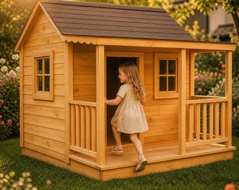 Playhouse Shed Plan – DIY Kids PDF