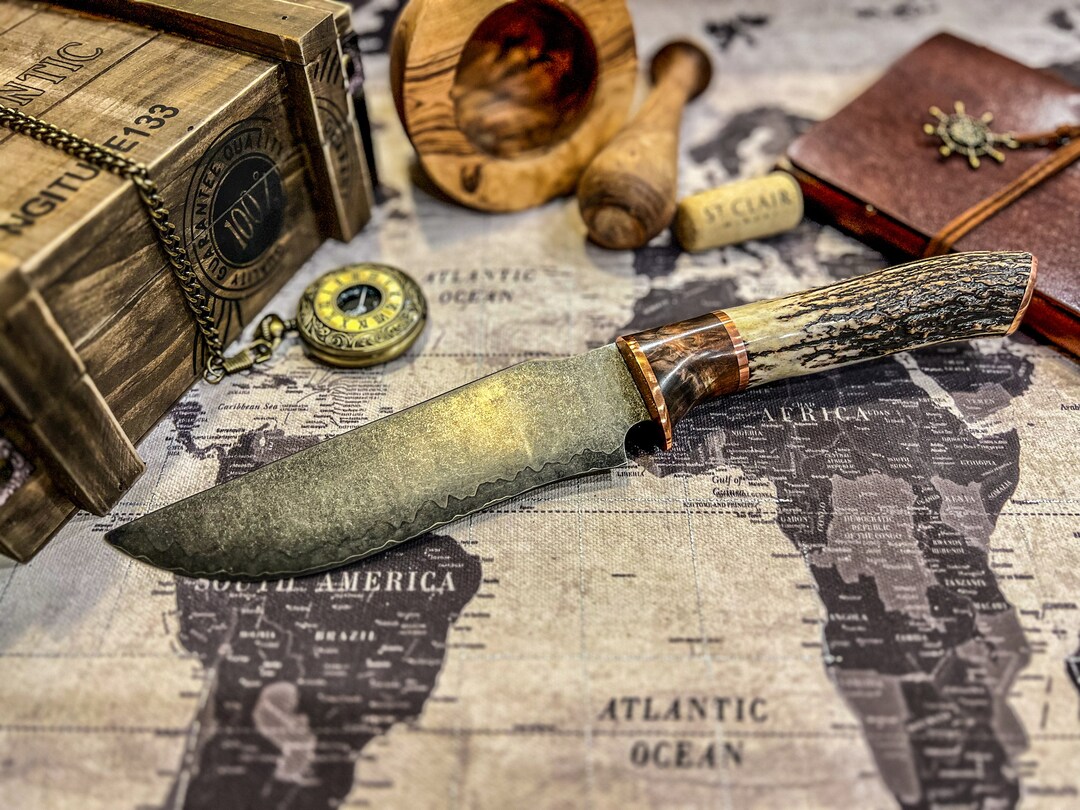 Hunting/bushcraft Knife Etsy