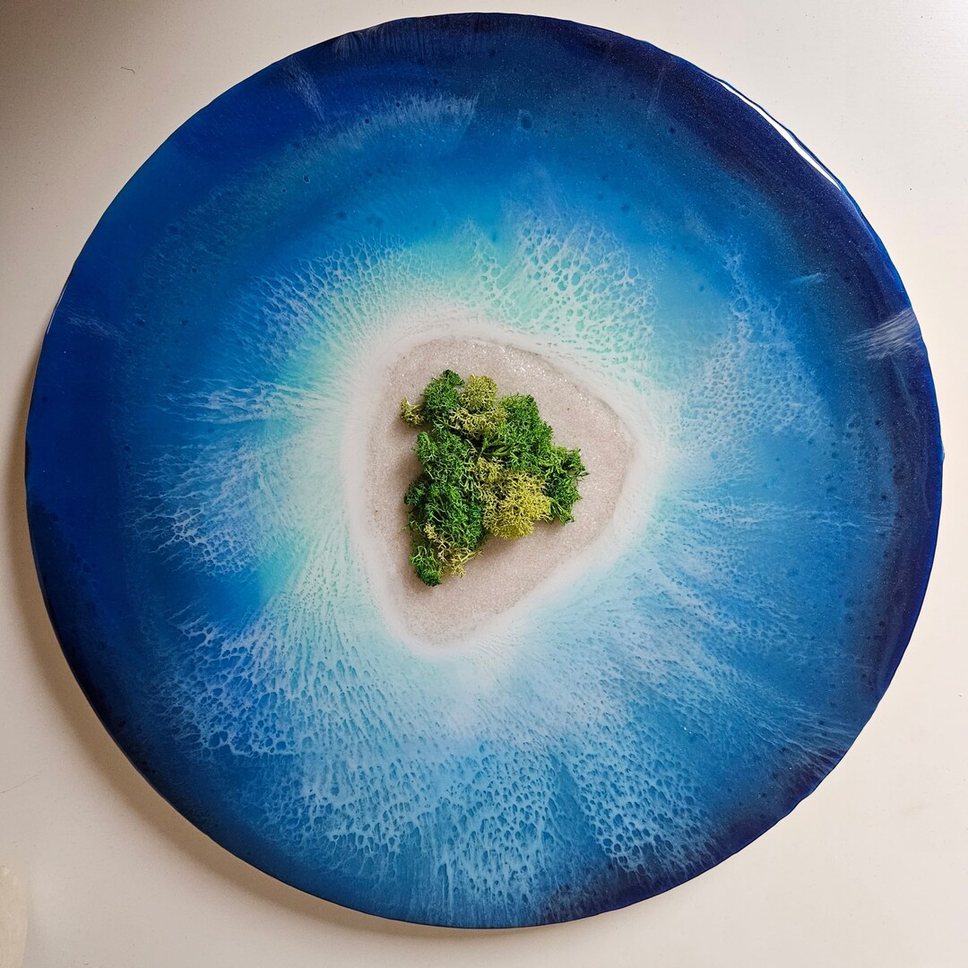 Caribic Dream Sea Picture / Mixed Media Resin Picture - Etsy