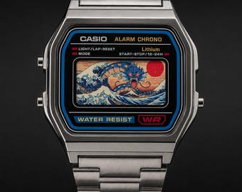 Shining Gyarados Casio Watch MOD