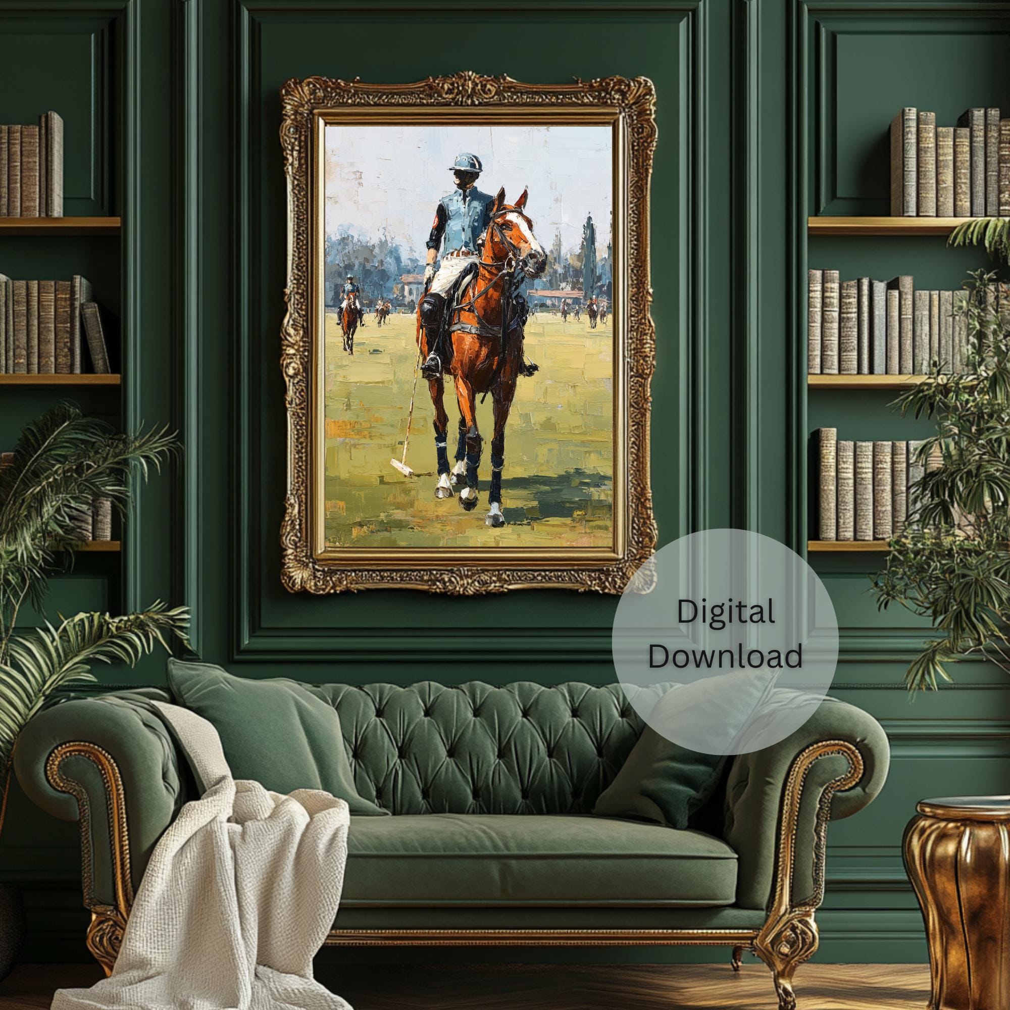 Ralph Lauren Polo 3 Horses - Etsy