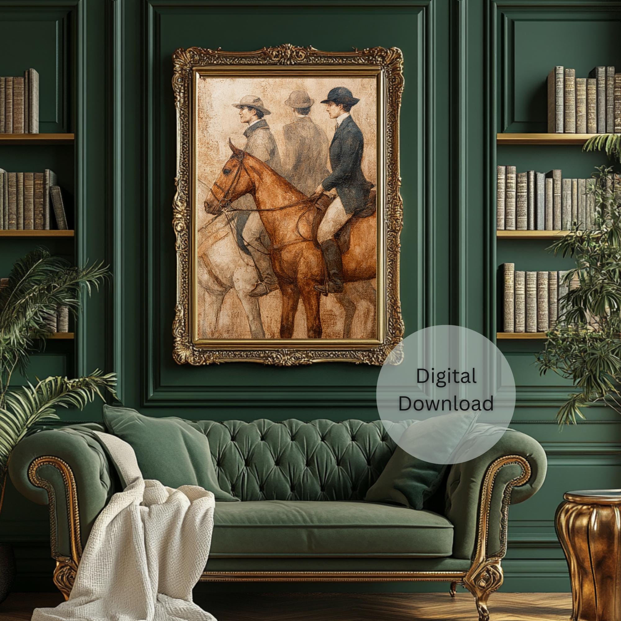 Ralph Lauren Polo 3 Horses - Etsy