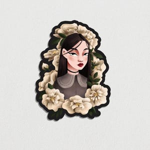 ROSE SEMI-BLANC | Autocollant
