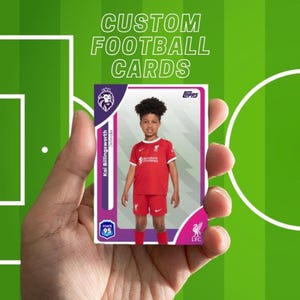 Personalised Topps / Panini Football Card 2025/26 - create your own custom card with photo