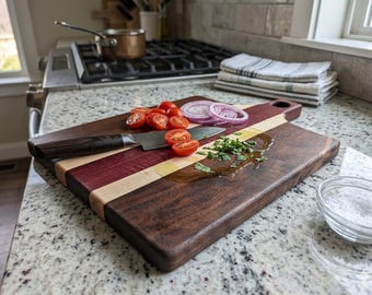 Small handmade cutting board Walnut Maple mahogany