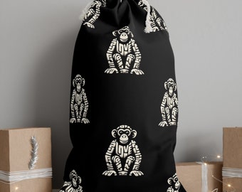 Love Monkey Limited Edition Gift Sack - Cute Cuddly Keepsake Holder - Ideal for Surprise Gifts and Special Occasions