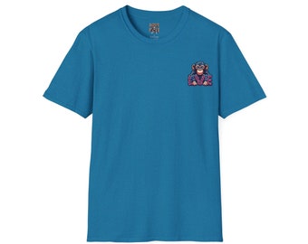 Love Monkey T-Shirt - Unique Designer Graphic Tee, Perfect Casual Wear, Ideal Designer Wear Gift