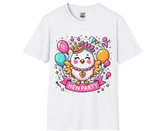 T Shirt - Cool Hen Party Tee, Fun Bachelorette Celebration Top, Perfect Bridal Shower Gift