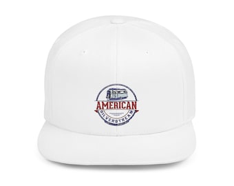 American Silver Stream - Airstream Inspired Flat Bill Snapback
