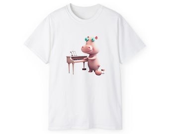 Pink Hippo T-Shirt
