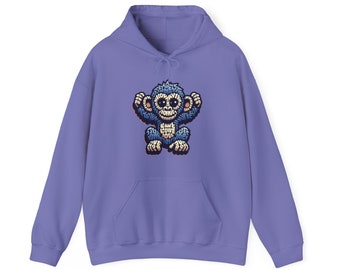 Designer Love Monkey Hoodie - Cool Graphic Animal Top, Ideal for Casual Outfits, Designer Hoodie