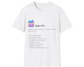 Apple Pie Recipe Soft style T-Shirt