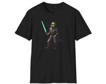 Unleash Your Inner Jedi with Alien Knight T-Shirt, Epic Space Adventure Design, Perfect for Cosplay and Movie Fans, Unique Gift