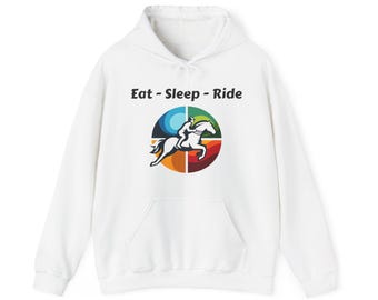 Eat - Sleep - Ride - Horse riding hooded top