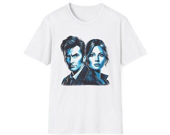 Dr Who Inspired Fan Art T-Shirt, Timeless Whovian Tee, Casual Cosplay Apparel, Unique Sci-Fi Gift