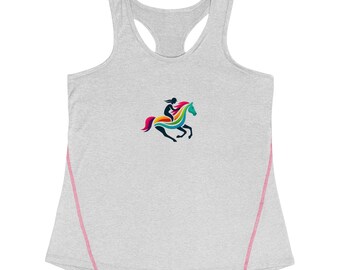 Women's Horse / Equine Racerback Sports Top!
