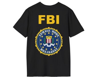 FBI - Female Body Inspector - Semi Realistic Logo