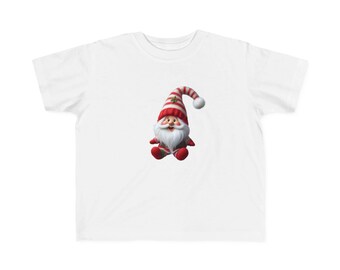 T Shirt: Adorable Christmas Knome Kids Tee, Festive Holiday Outfit, Perfect Gift for Boys & Girls