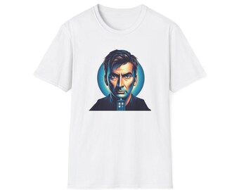Dr Who Inspired Fan Art T-Shirt, Timeless Whovian Tee, Casual Cosplay Apparel, Unique Sci-Fi Gift