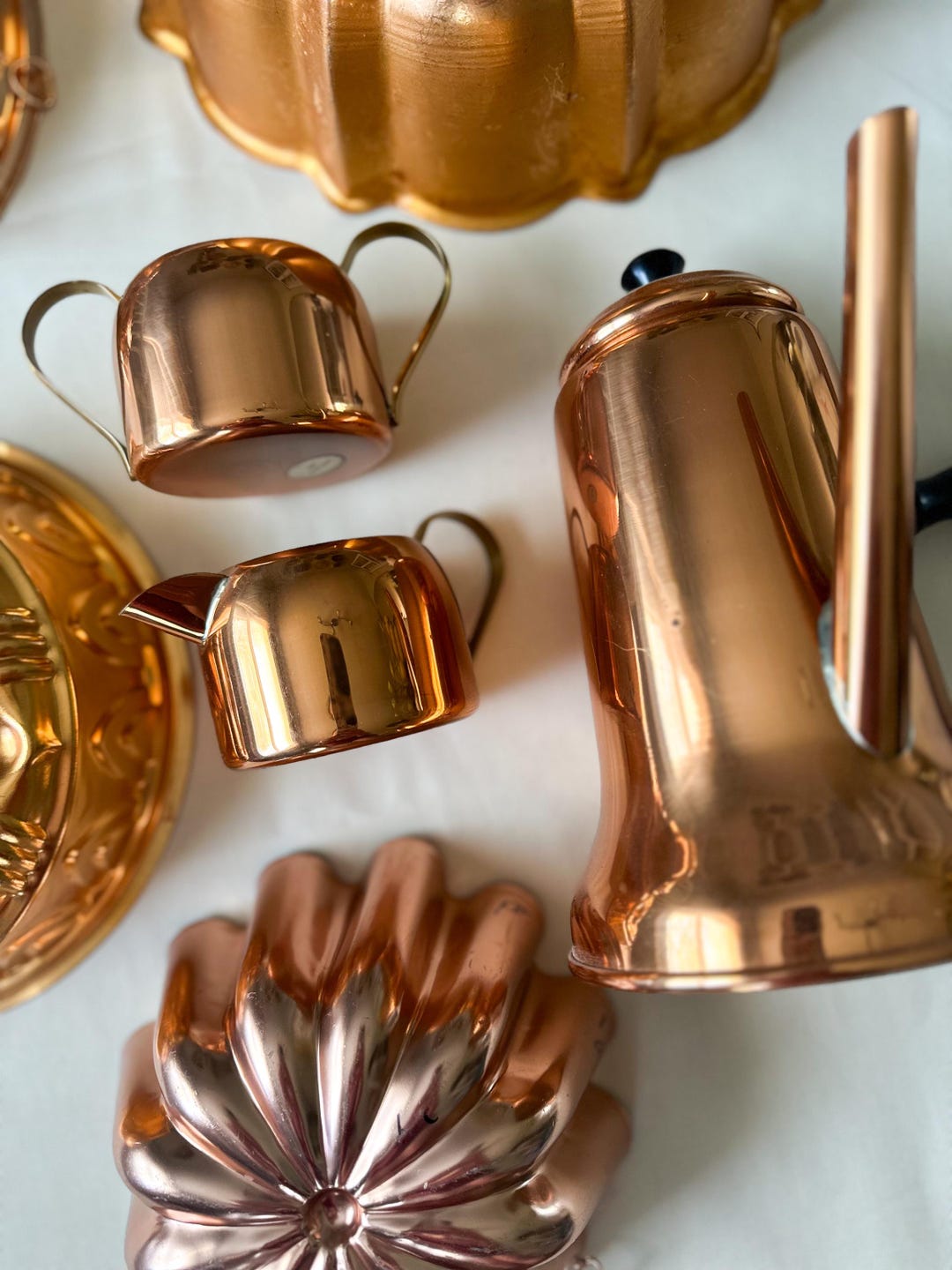ヴィンテージ銅工芸ギルドコーヒーセット：銅製キッチン装飾 - Etsy 日本