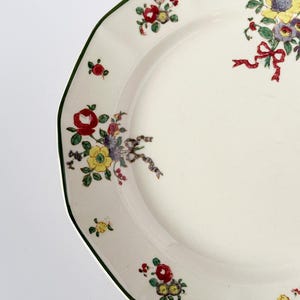 Royal Doulton Old Leeds Sprays Set of 6 Bread & Butter Plates 6.5&quot; Vintage
