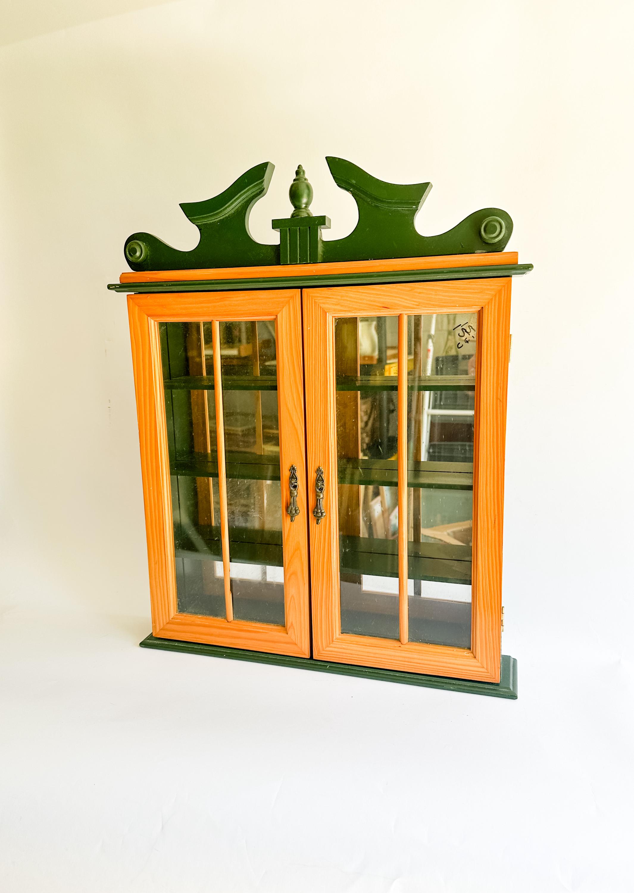 Vintage Glass Curio Cabinets - Etsy