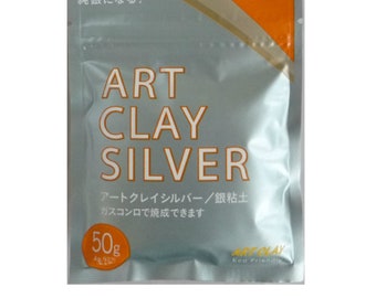 Silver Metal Clay 7-50g, For your handmade art creation jewelry, Anyone can easily make it at home. Ring Pendant Bracelet Accessory Object