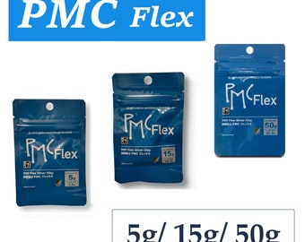 PMC Flex Silver Metal Clay | 5, 15, 50 Gramm | Schmuckherstellungsmaterial | Trockenbeständiger Ton | Selbst Handgemachtes Handwerk | für Anfänger und Pro