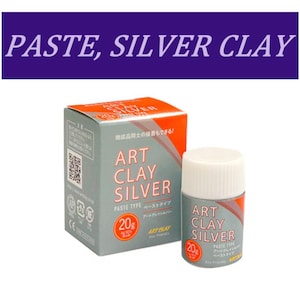 Art Clay Silver Luqid Paste Type | 20 or 10 grams | Metal Clay | Jewelry Making for Repair Silver Clay | Handmade Material