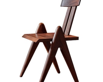 Kiley Stuhl aus massivem Nussbaum - Luxus Handgefertigte UK Designer Möbel Wohnkultur