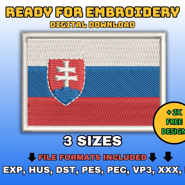 Slovakia Flag - 4 Left - E-Patches & Crests - Foto 3