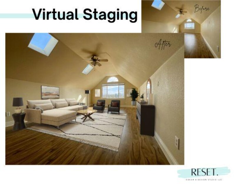 Virtual Home Staging- Custom Whole Home Photo Bundle for Real Estate ...
