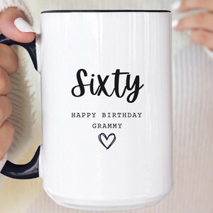 Custom 60th Birthday Coffee Mug, Gift For 60th Birthday, Personalized 60th Birthday Gift Ideas, 60th Milestone, Chapter 60, 1965