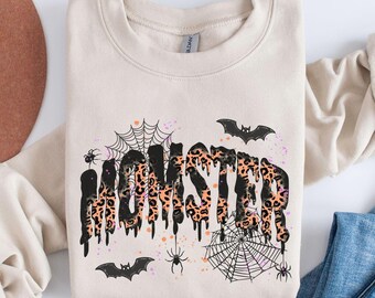 Halloween Momster Sweatshirt, Halloween Mom Sweatshirt, Spooky Mama Hoodie, Halloween Mom Gift, Women's Halloween Shirt, Fall Mom Gifts