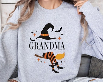 Sudadera de abuela Hallowen, camisa de nana bruja de Halloween, camisa de abuela espeluznante, camisa de bruja de abuela, regalo de abuela de Halloween, regalo de Halloween