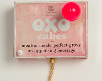 Oxo Gravy Vintage Tin Light
