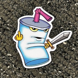 Badass Milkshake Sticker