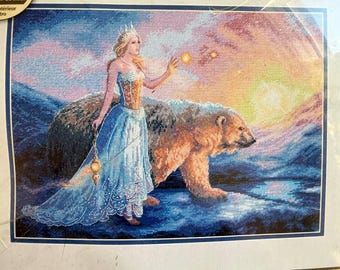 Rare Dimensions Gold Collection  70-35291 Aurora . Counting Cross Stitch Kit .