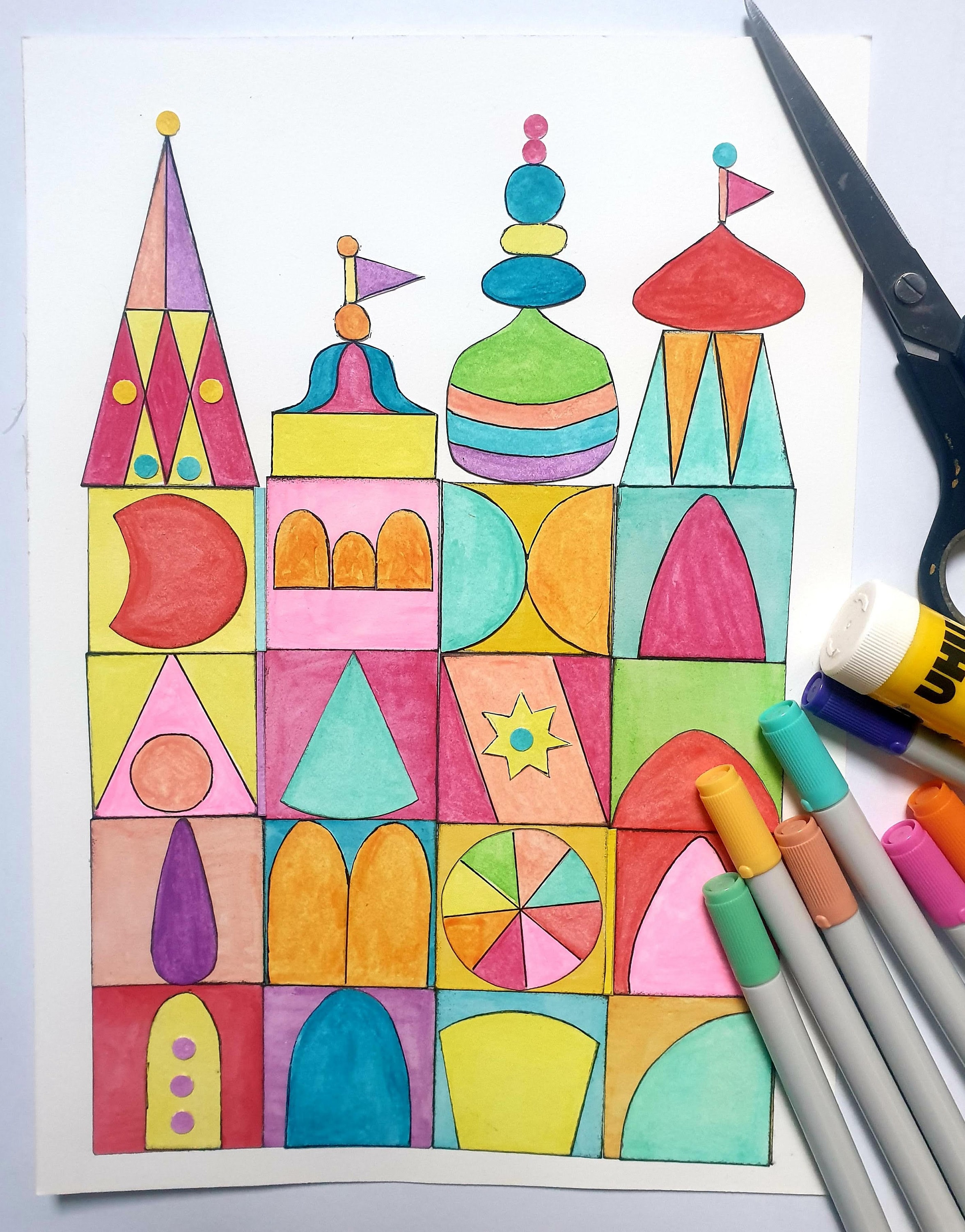 メアリー ブレア Mary Blair  てぬぐい2点セット 2025年最新】メアリーブレア イッツアスモールワールドの人気