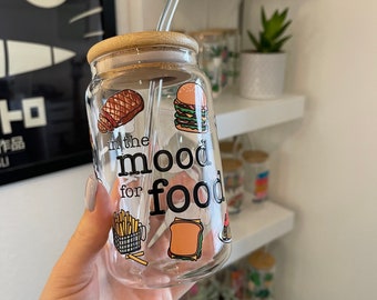 Glass Cup "Food"