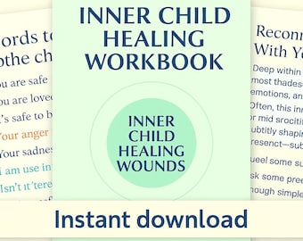 Inner Child Healing Workbook: Trauma Therapy, DBT (Digital PDF)