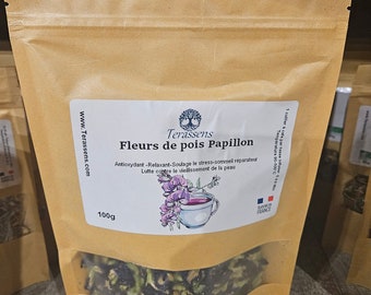 Fleurs de pois papillon