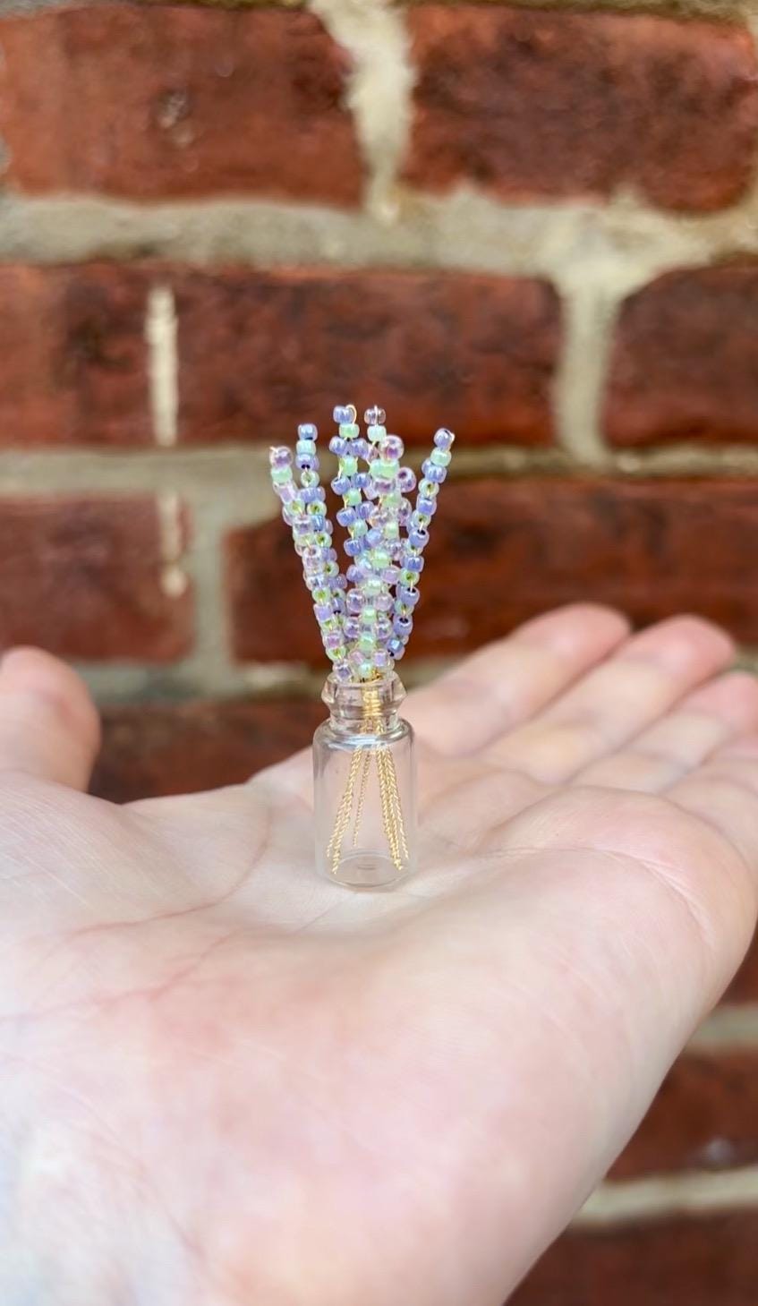 Miniature Beaded Flower Bouquets - Etsy