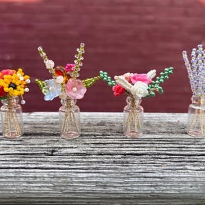 Miniatur Perlen Blumensträuße