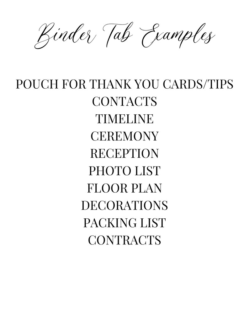 Wedding Weekend Planning Binder Template W/ Itineraries 57 Pages - Etsy