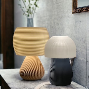 3D Printed Desk Lamp: 12-Inch LED Table Lamp, Home Decor