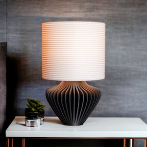 3D Printed Desk Lamp: 12-Inch LED Table Lamp, Home Decor