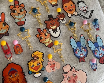 KEYCHAINS: FAZBEAR & FRIENDS