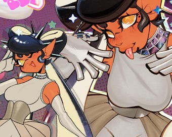 Splatoon Grandfest Callie Digital Art Files: DIY Crafts (Instant Download)