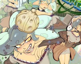 Splatoon Grandfest Marie Art: DIY Digital Files (Instant Download)